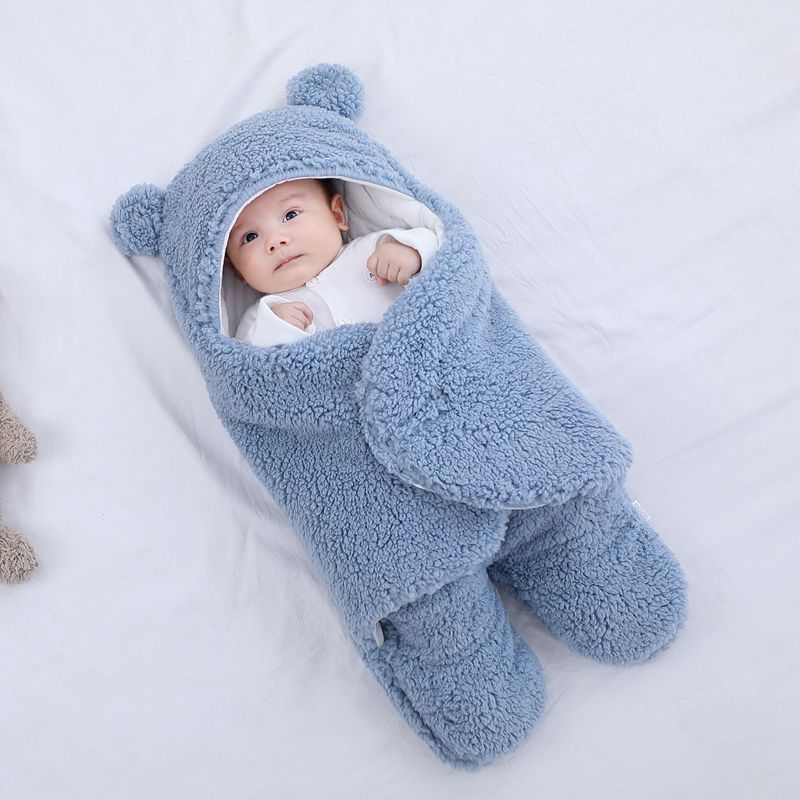 Teddy Fleece Baby Sleeping Bag 0-6 Months