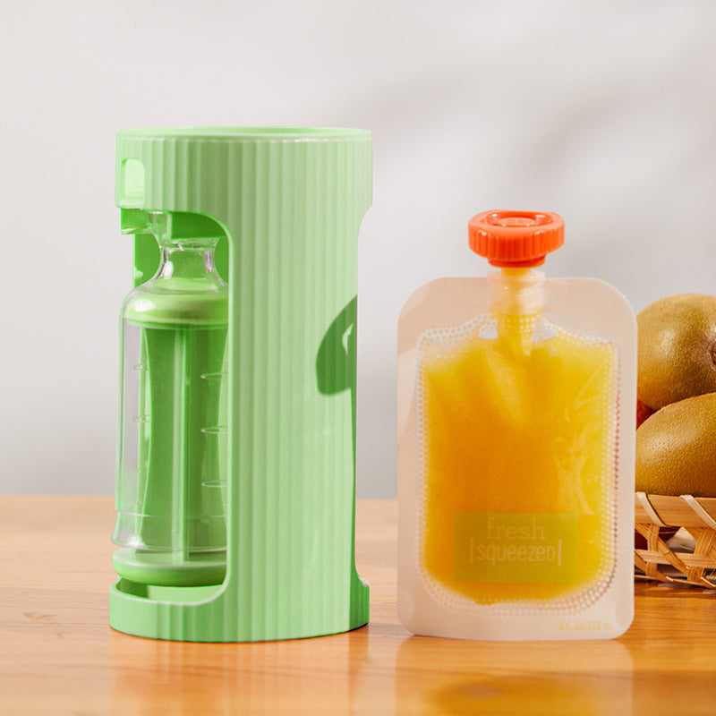 Squeeze Station for Baby Puree Food Storage