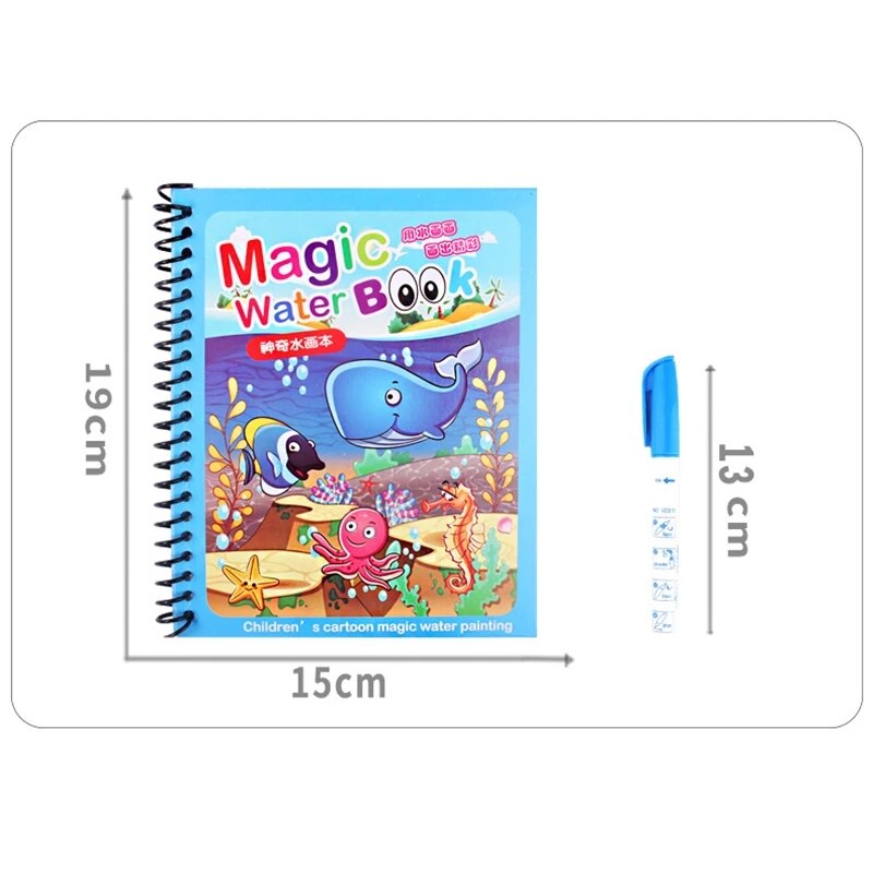 Aqua Doodle Water Coloring Book