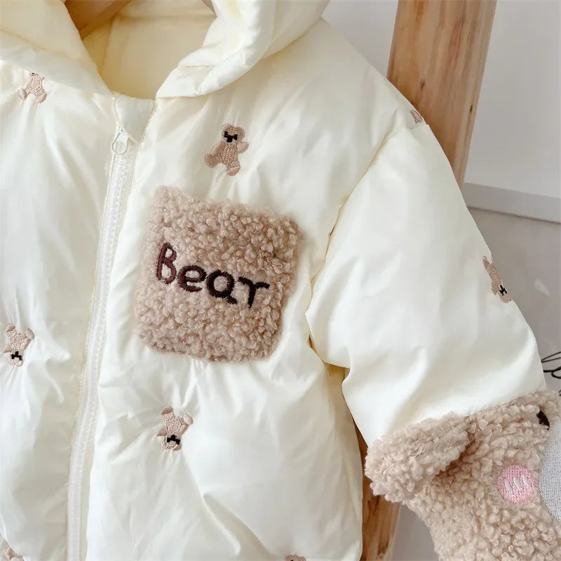 Winter Bear Baby Jumpsuit