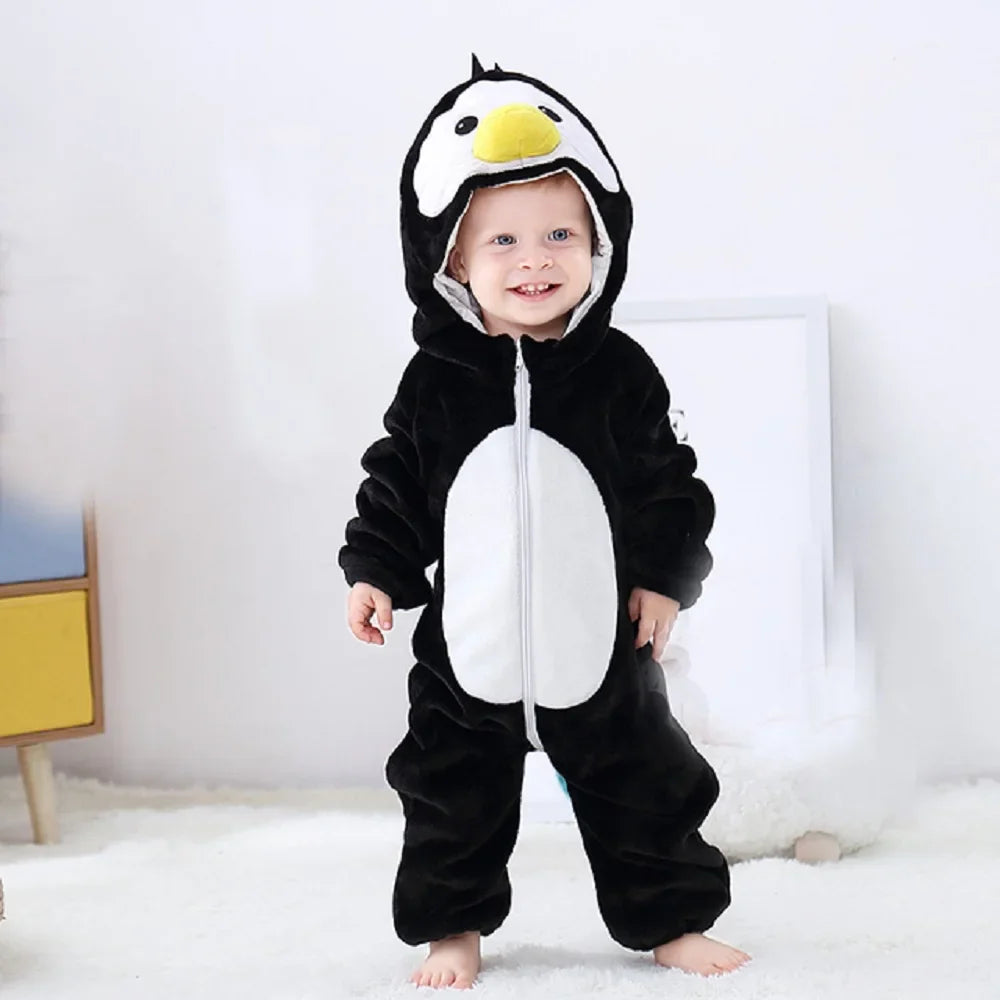 Cozy & Snuggly Animal Baby Romper