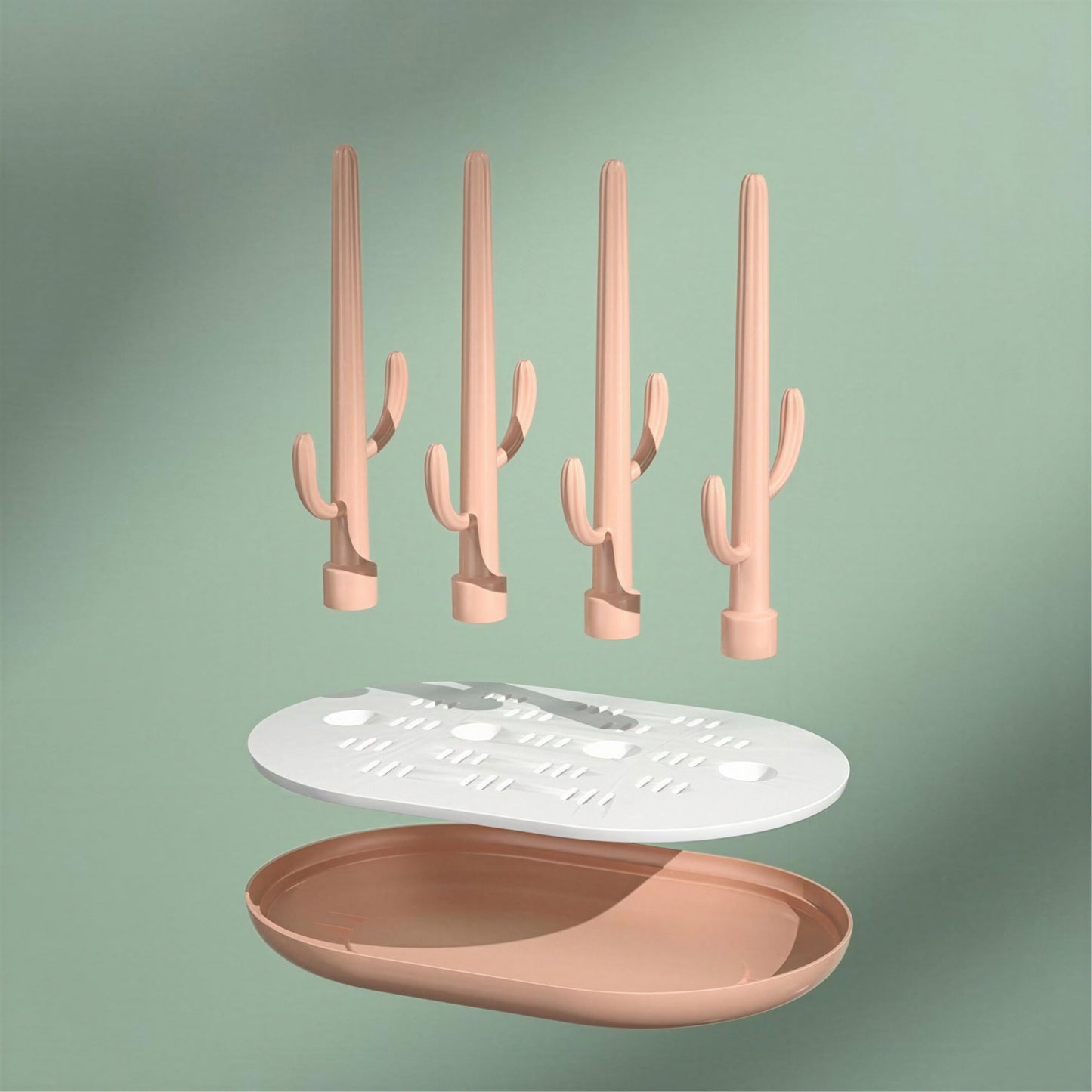 Cactus Bottle Drying Rack