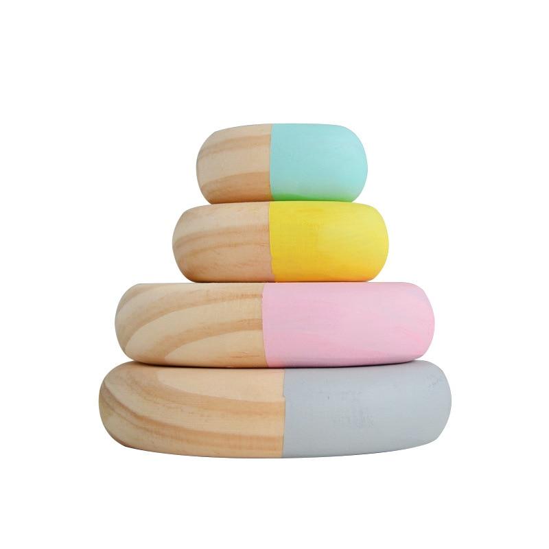 Wooden Stones Balance Blocks