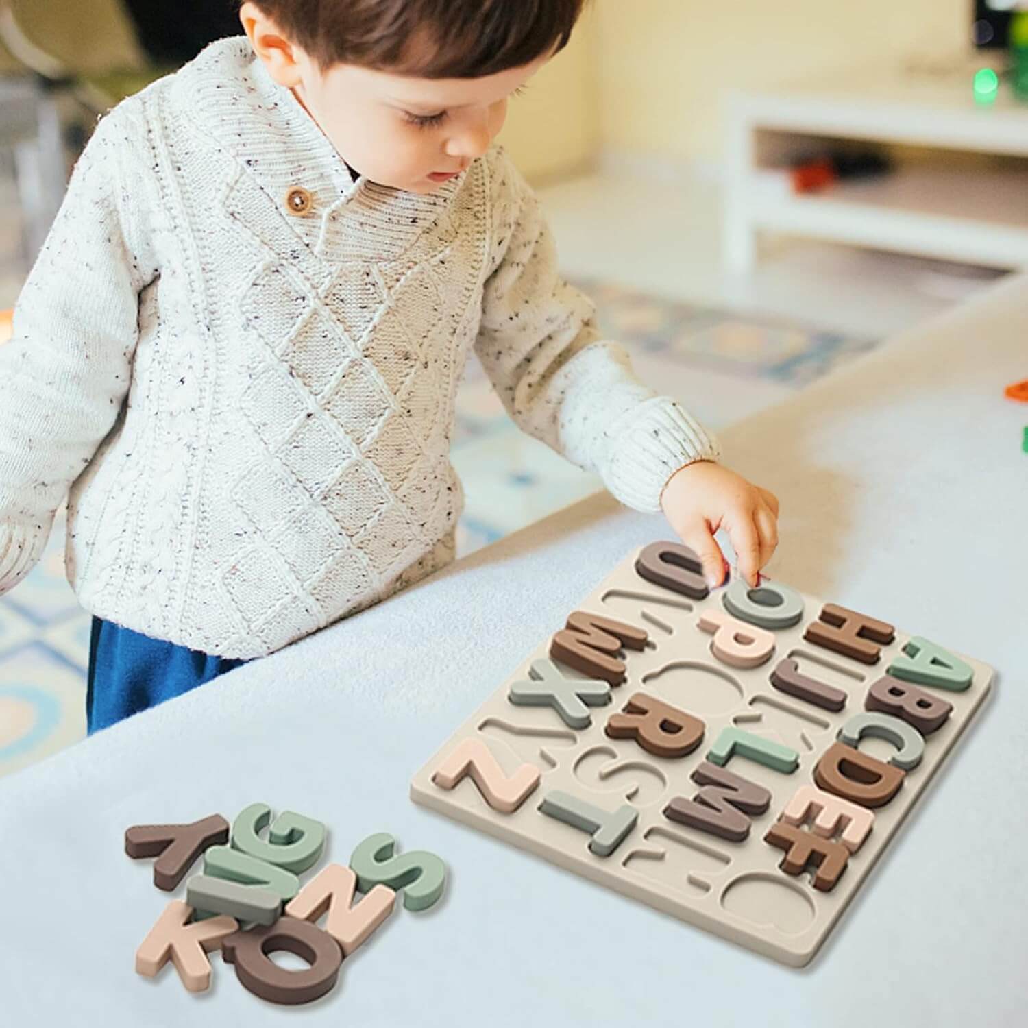 Silicone Alphabet Puzzle