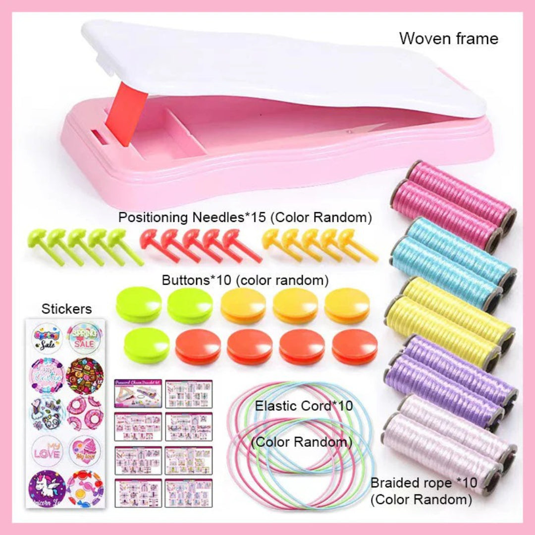 DIY Bracelet Weaving Kit - Craft Your Own Unique Bracelets