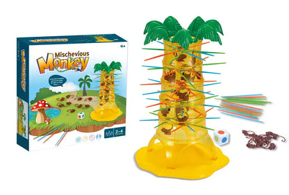 WEIQUEEN Children's tabletop interactive games loopin monkeys tumbling monkeys draw sticks toys gifts prizes