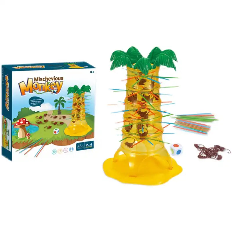 WEIQUEEN Children's tabletop interactive games loopin monkeys tumbling monkeys draw sticks toys gifts prizes