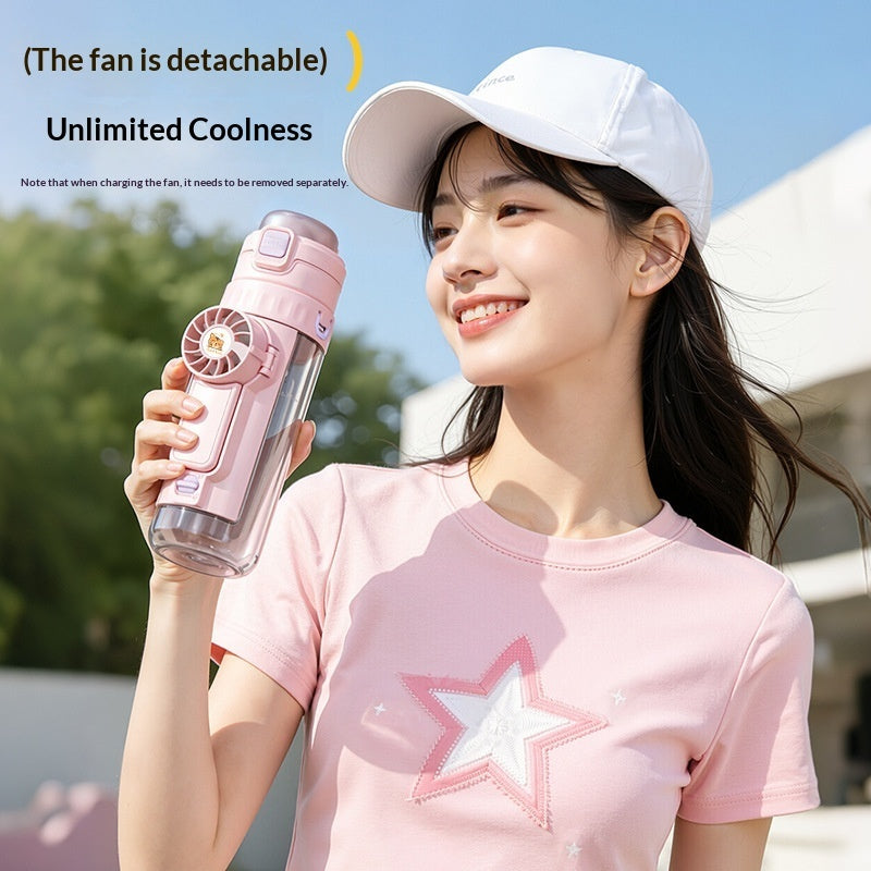 Cooling Fan Portable Sports Female Cup