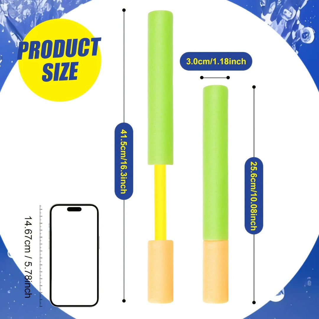 Outdoor Water Fun Sprinkler Set with 4 Expandable Tubes