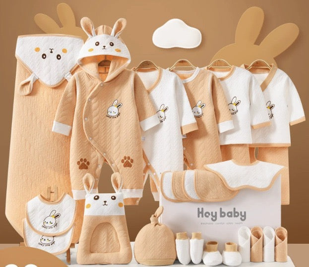 26-Piece Premium Cotton Newborn Baby Gift Set