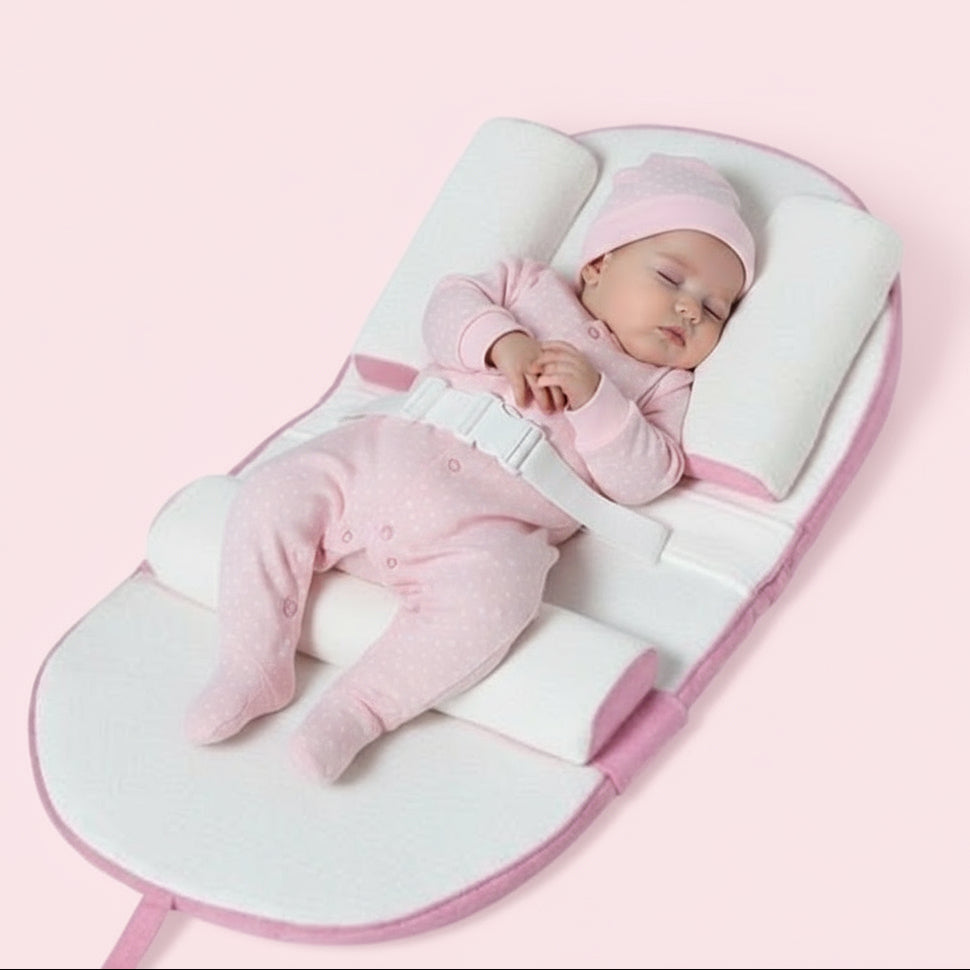 SleepWell™ Ultimate Comfort Anti-Reflux & Anti-Roll Baby Support Bed