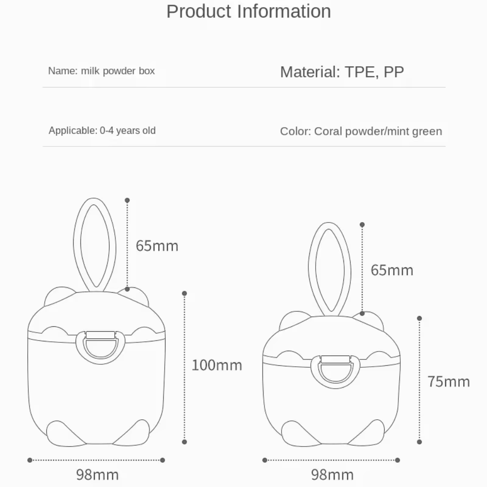Milk Powder Portable Pig Box product detail