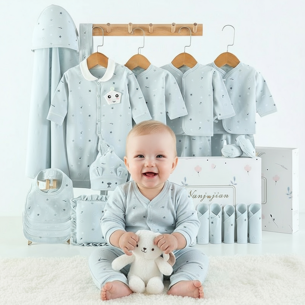 24-Piece Newborn Baby Essentials Gift Set