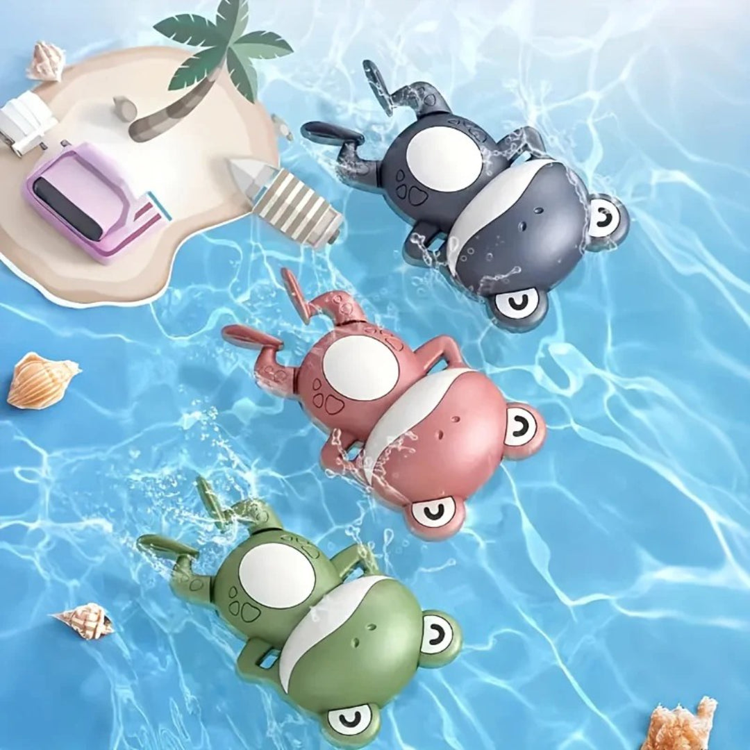 Non-Toxic Frog-Shaped Bath Toy - Fun Water Play for Kids