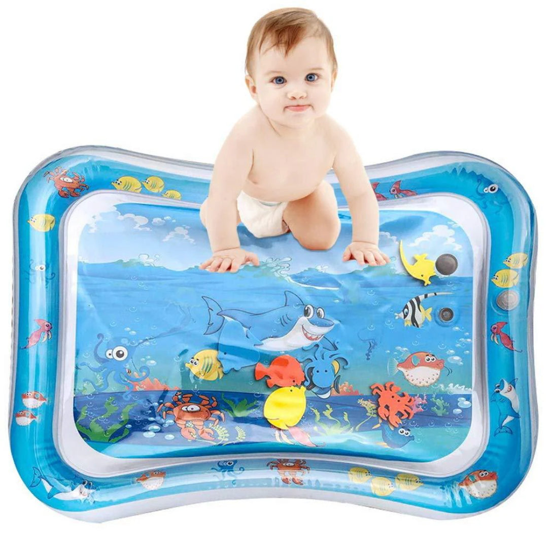 Inflatable Water Play Mat for Sensory Tummy Time Fun