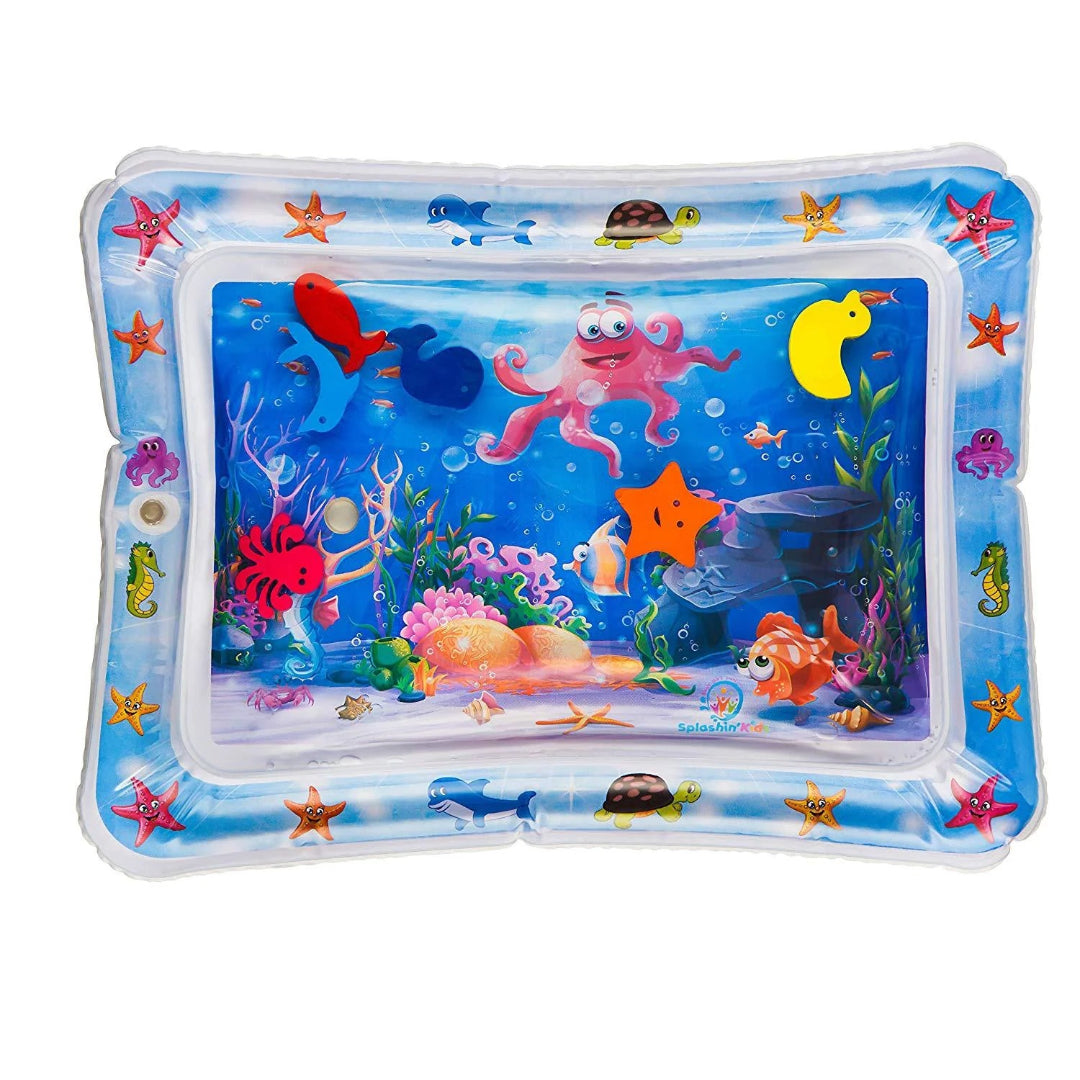 Inflatable Water Play Mat for Sensory Tummy Time Fun
