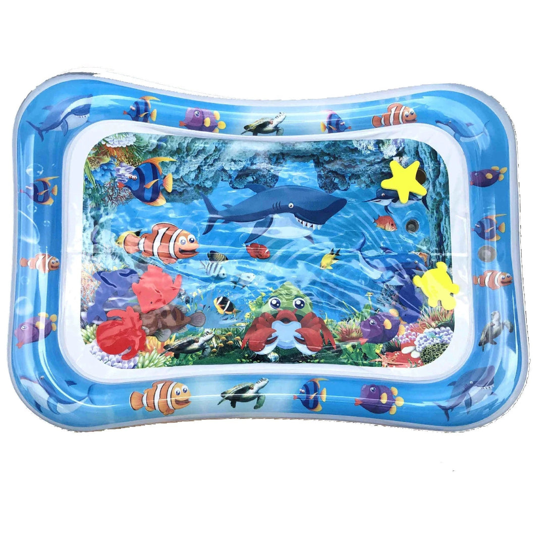 Inflatable Water Play Mat for Sensory Tummy Time Fun