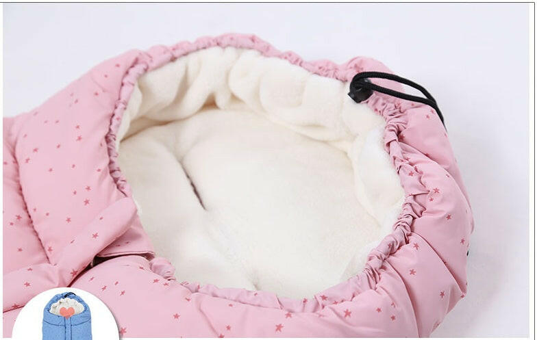 Windproof Waterproof  Thick & Cozy Baby Sleeping Bag
