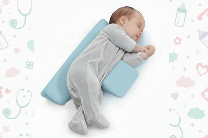 Newborn Baby Side Support Pillow Wedge with Removable Cover