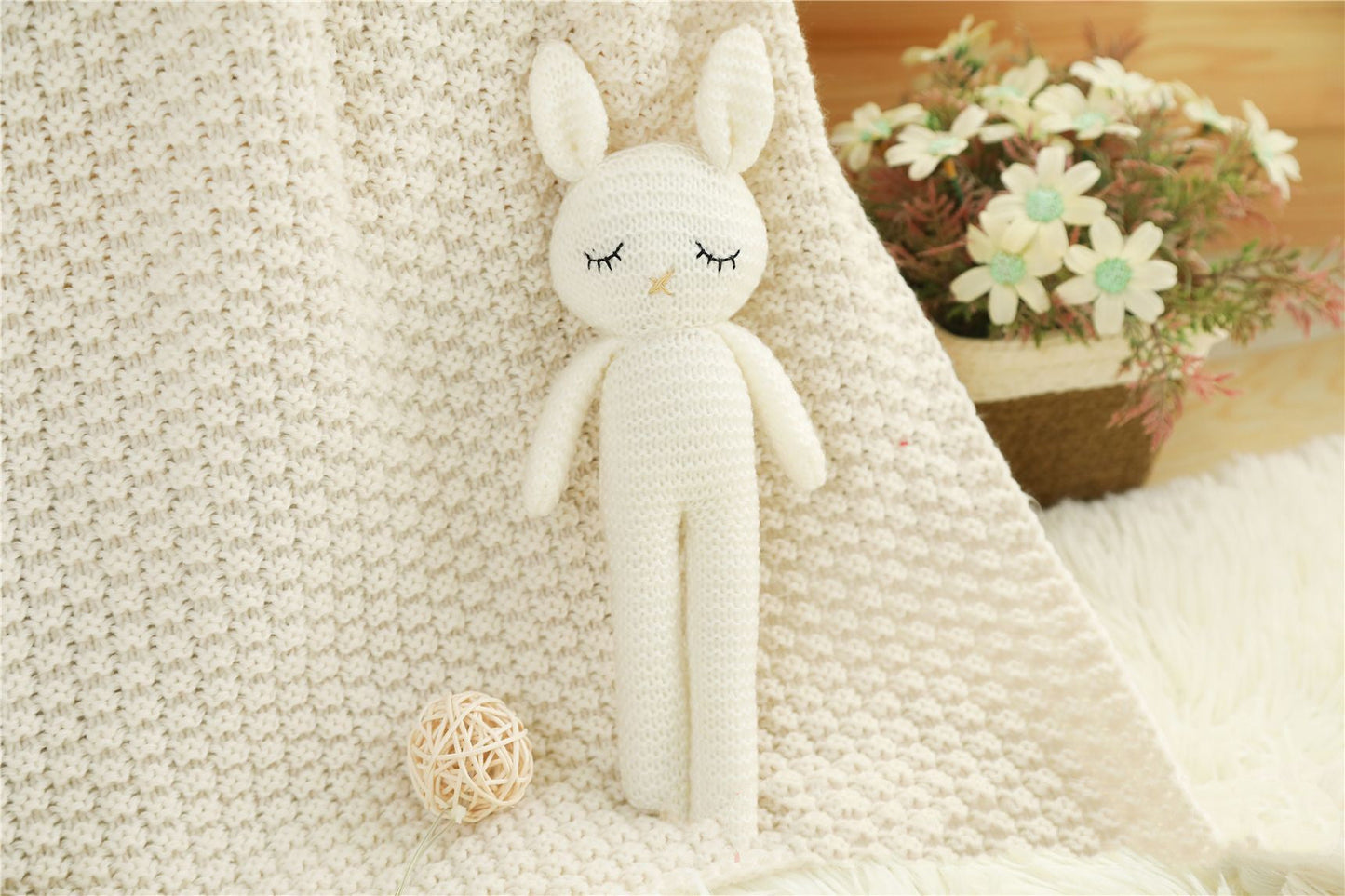 Knitted Rabbit Comfort Doll