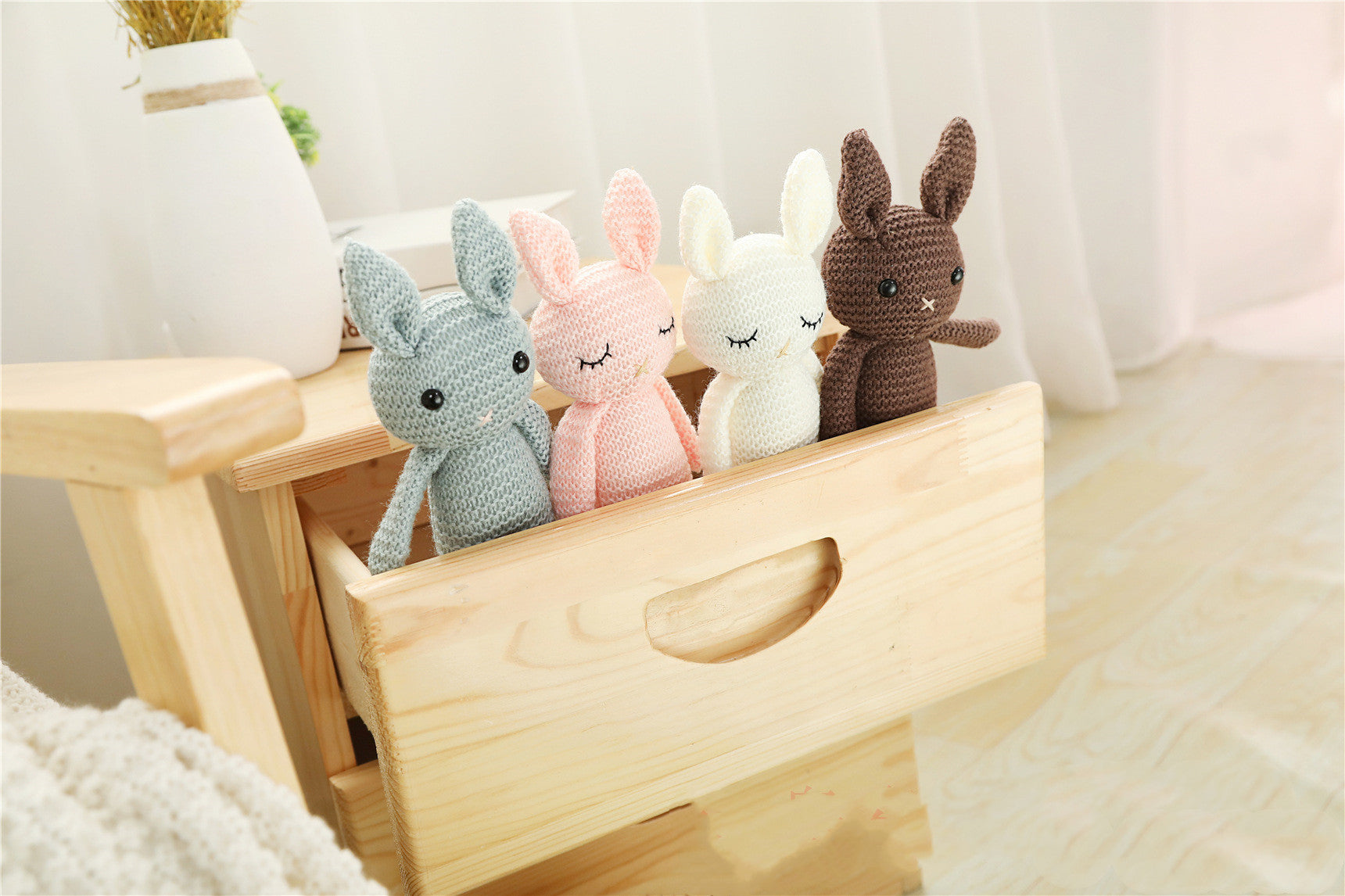 Knitted Rabbit Comfort Doll
