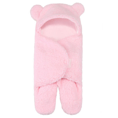 Plush Lamb Baby Swaddling Sleeping Bag