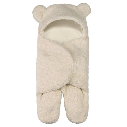 Plush Lamb Baby Swaddling Sleeping Bag