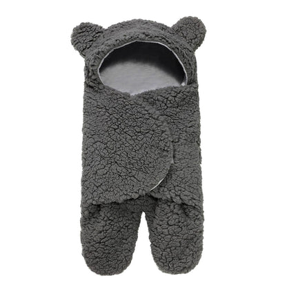 Plush Lamb Baby Swaddling Sleeping Bag