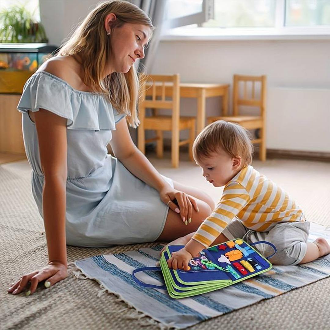 Educational Activity Book and Learning Board