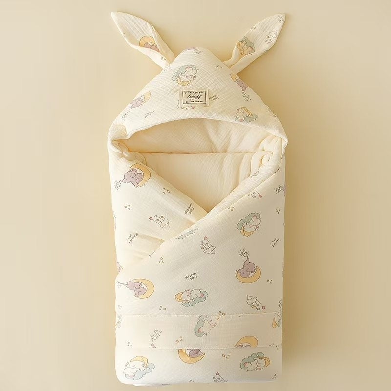 Newborn Bunny Quilted Wrap