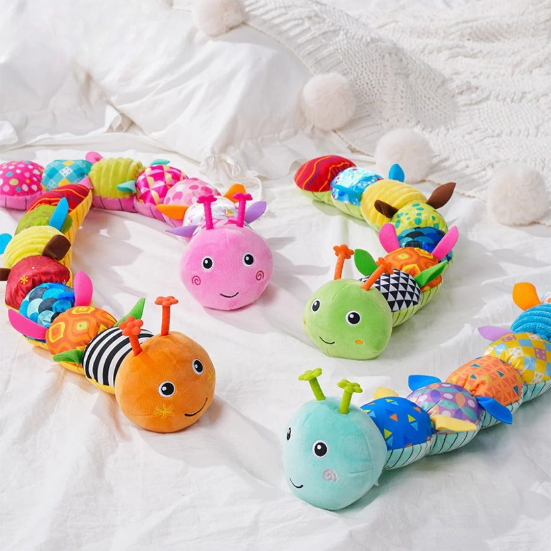 Soft Sensory Musical Caterpillar Toy for Infants