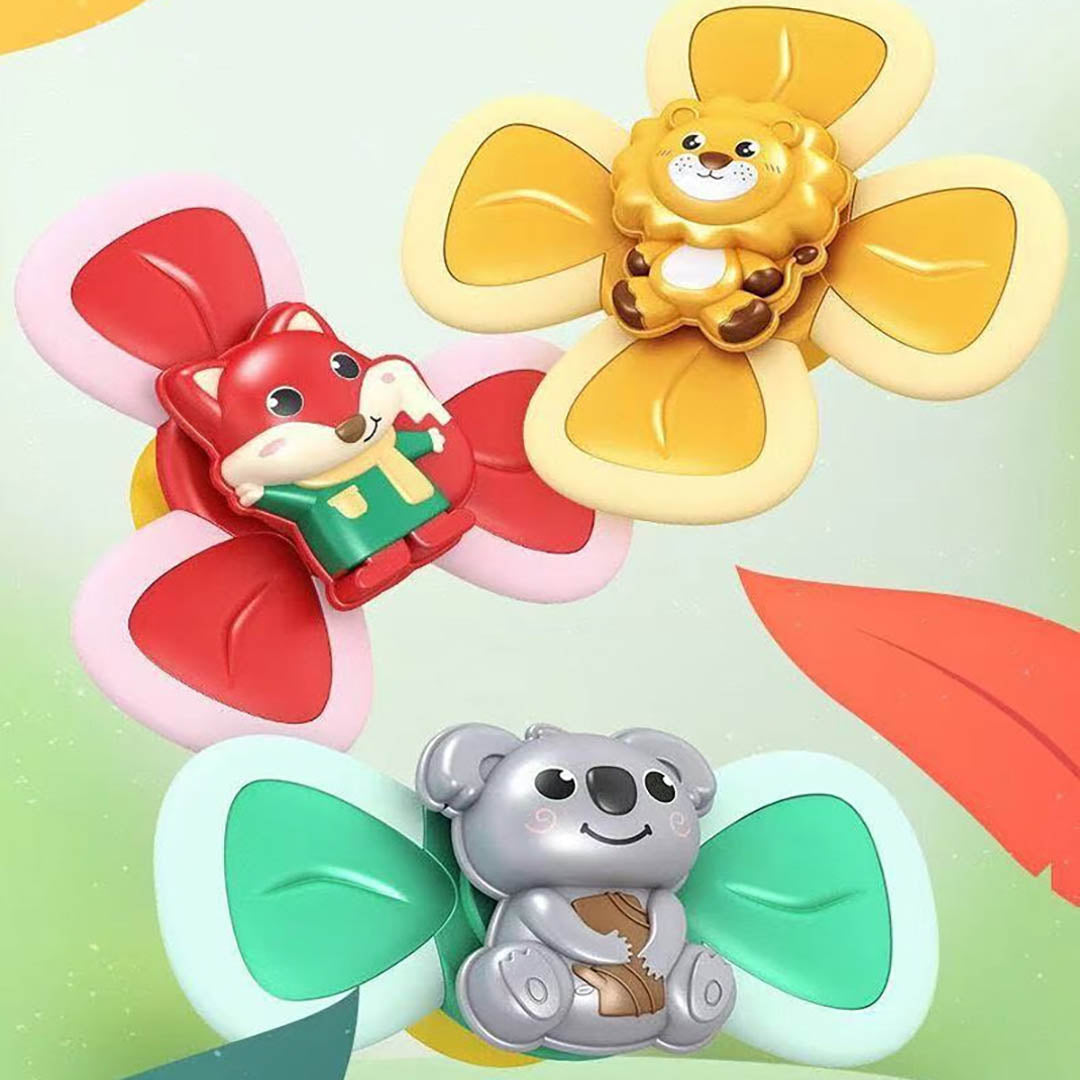 Spinning Suction Cup Toy – Engaging Sensory Play for Babies