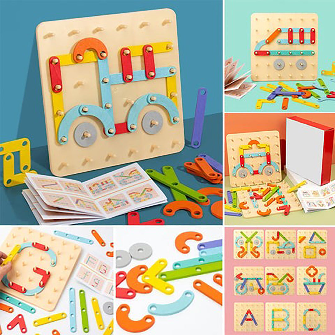 Montessori Puzzle Board – Inspiring Creative Play and Thinking for Kids