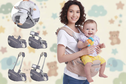 CozyCarry™ Baby Hip Seat Carrier with Safety Belt