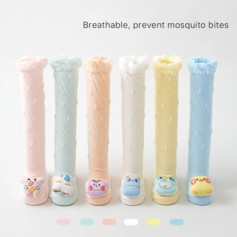 Newborn baby pure cotton summer socks