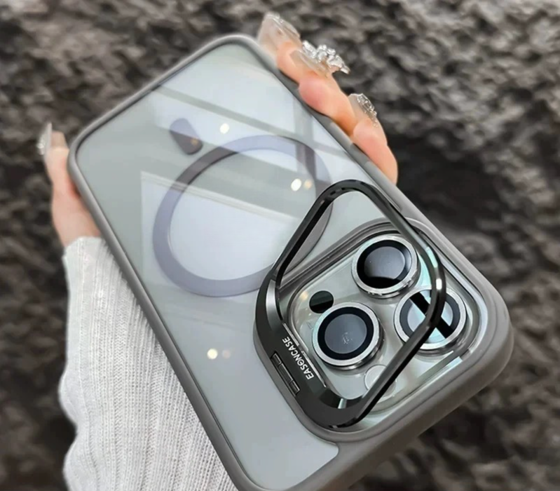 Mobile Phone Case Full-Covered Mirror Apple Drop-Resistant Hard Case