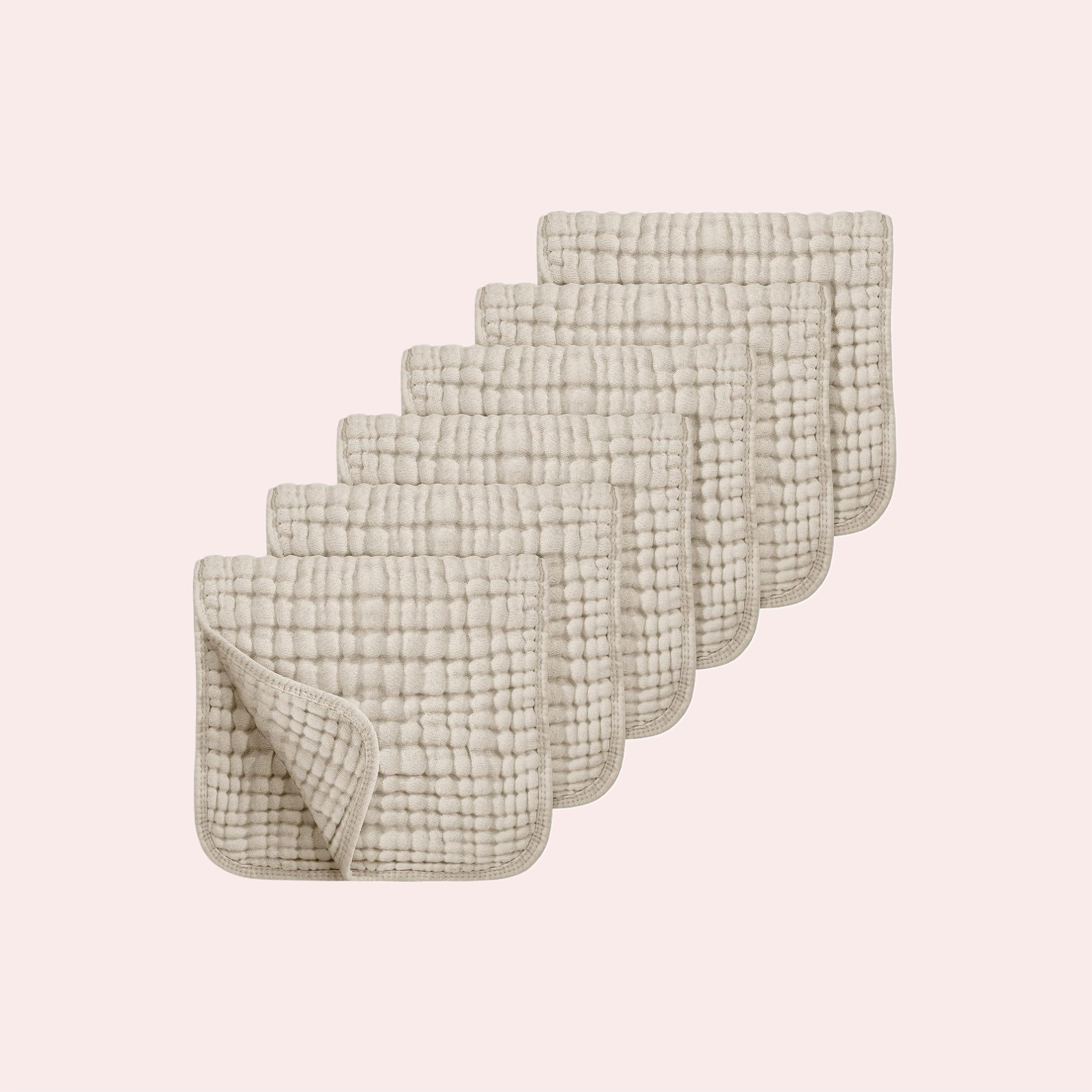 100% Cotton Baby Burping Cloth-6 Pack