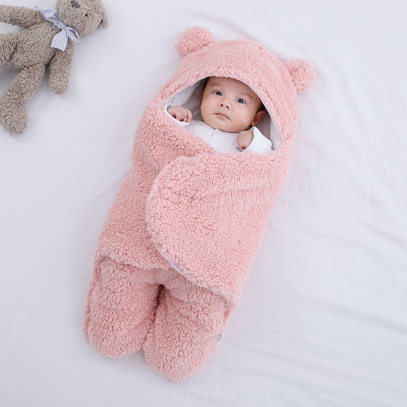 Teddy Fleece Baby Sleeping Bag 0-6 Months