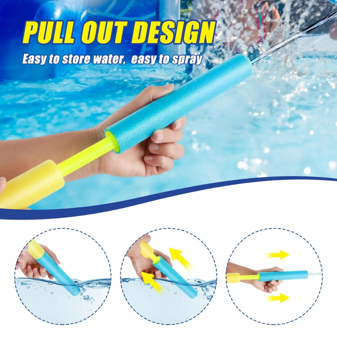 Outdoor Water Fun Sprinkler Set with 4 Expandable Tubes