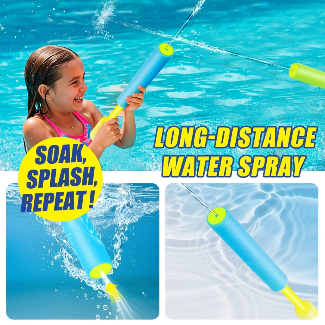Outdoor Water Fun Sprinkler Set with 4 Expandable Tubes