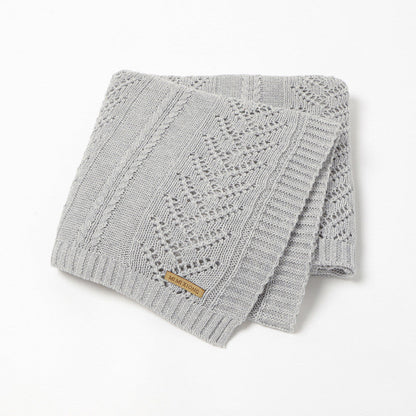 Knitted Cotton Baby Blanket