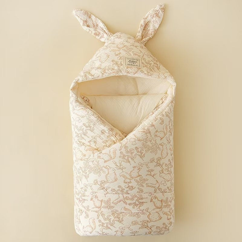 Newborn Bunny Quilted Wrap