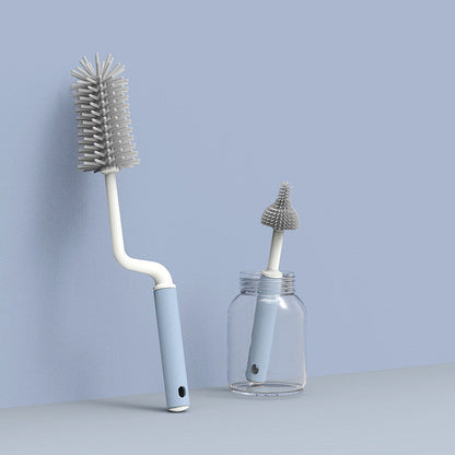 Silicone Bottle Cleaning Brush Set