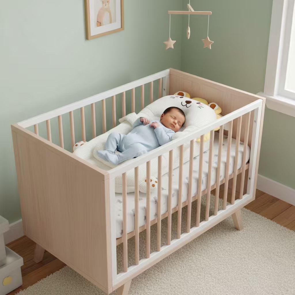 Smart Baby Lounger with Adjustable Anti-Reflux Incline and Gentle Patting Function MEACAOFG
