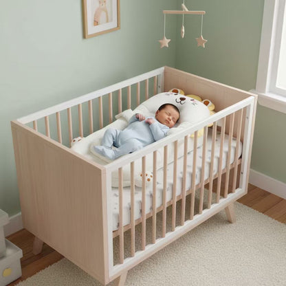 Smart Baby Lounger with Adjustable Anti-Reflux Incline and Gentle Patting Function