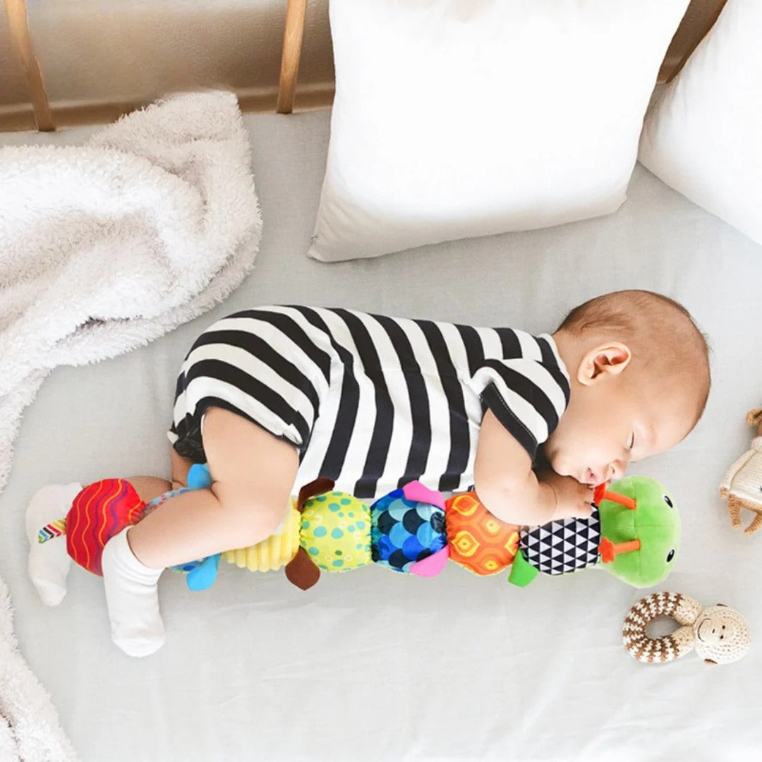 Soft Sensory Musical Caterpillar Toy for Infants