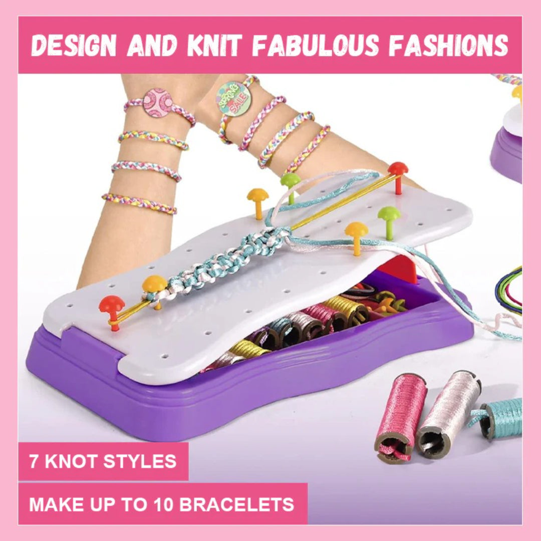 DIY Bracelet Weaving Kit - Craft Your Own Unique Bracelets