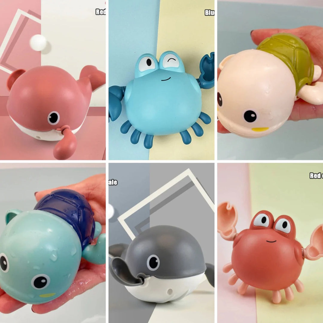 Floating Sea Creature Bath Toy Set
