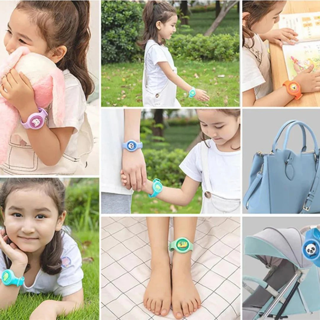 Natural DEET-Free Mosquito Repellent Bracelet for Kids