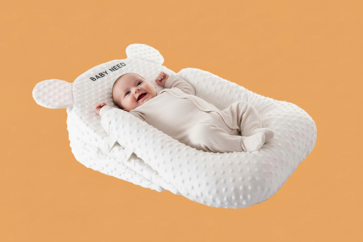 Baby Feeding Pillow - Rose Pink product view